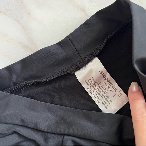 NWOT Shapermint Swim Bottoms Black High Rise Small - Picture 2 of 3